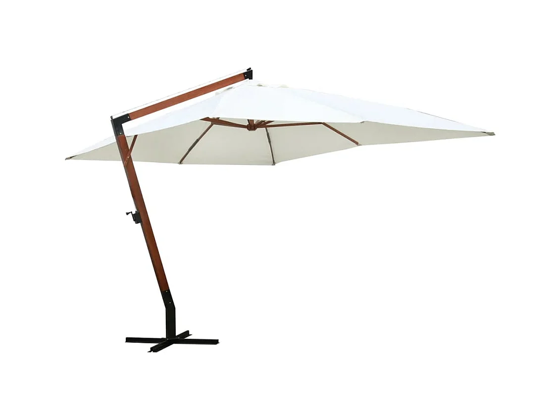 Sombrilla 300 x 400 cm Blanca