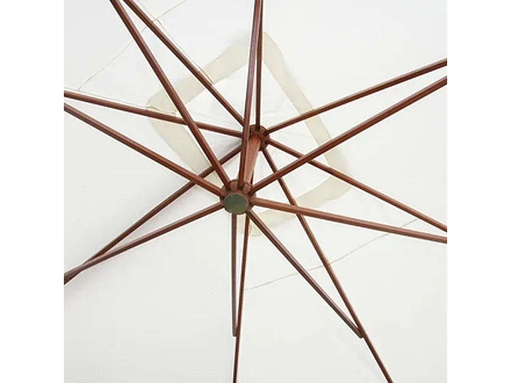 Sombrilla 300 x 400 cm Blanca