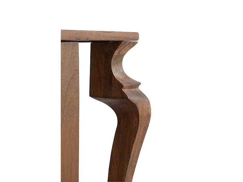 Buffet asymétrique 2 portes en bois d'acacia massif