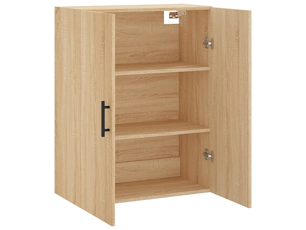 Bovenkast 69,5x34x90 cm sonoma eikenkleurig