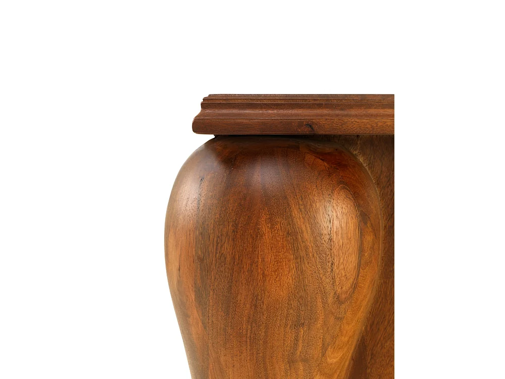 Aparador 2 puertas de madera de mango maciza con patas torneadas