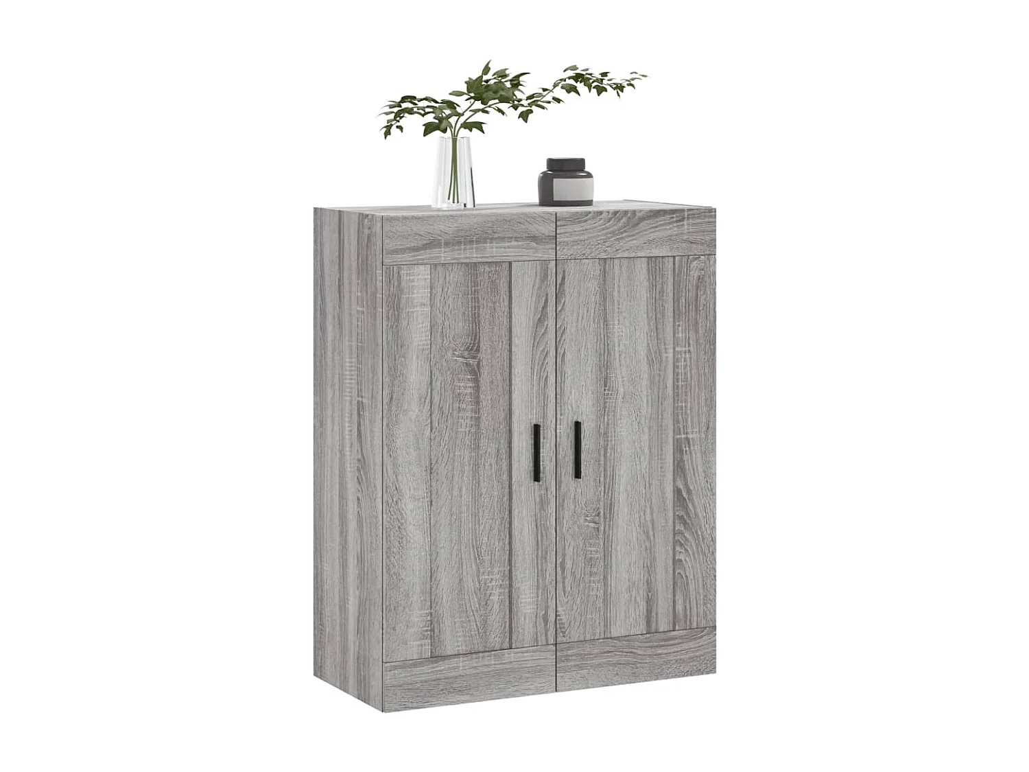 Armoire murale sonoma gris 69,5x34x90 cm bois d'ingénierie