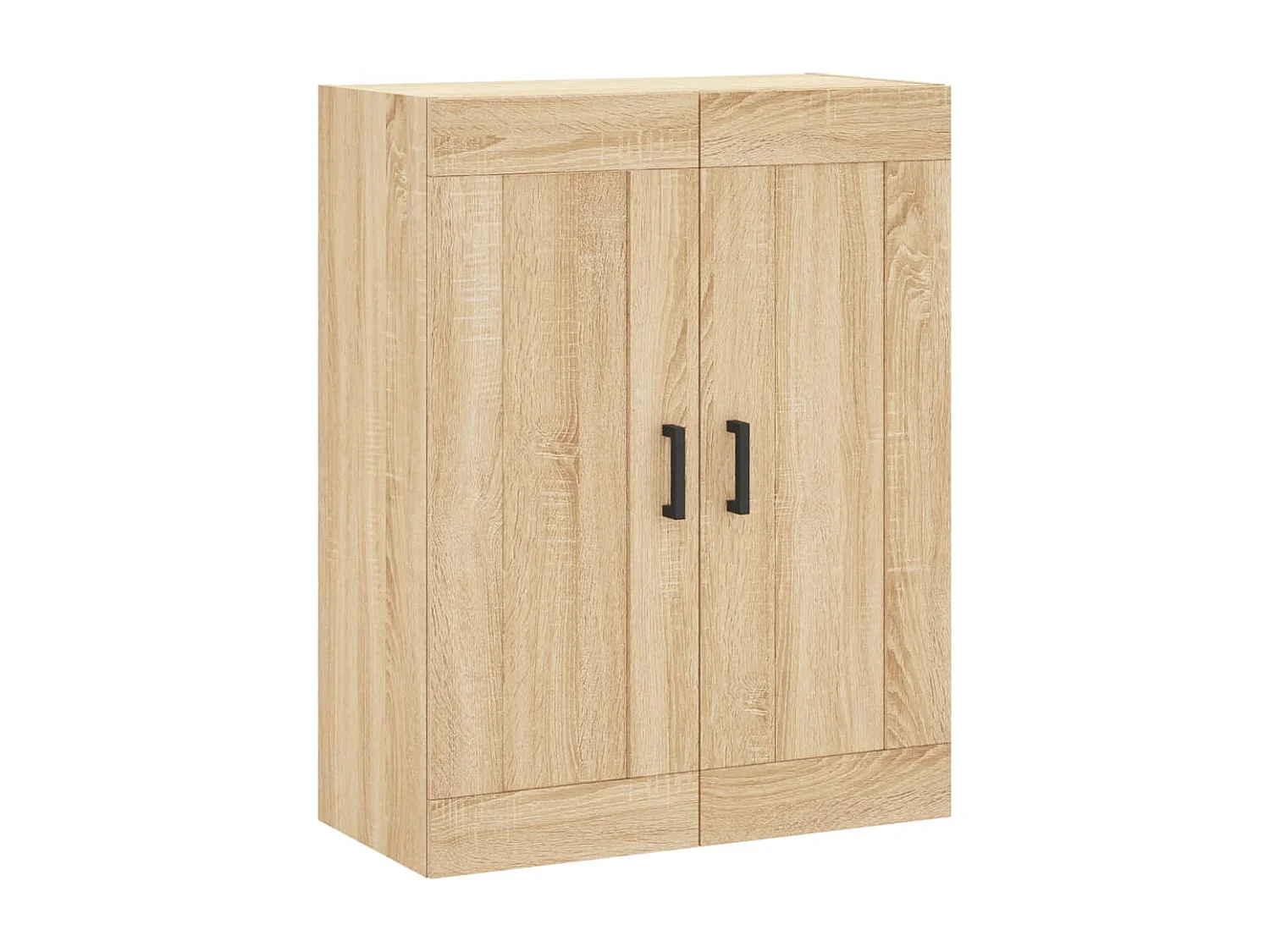 Wandkast 69,5x34x90 cm bewerkt hout sonoma eikenkleurig