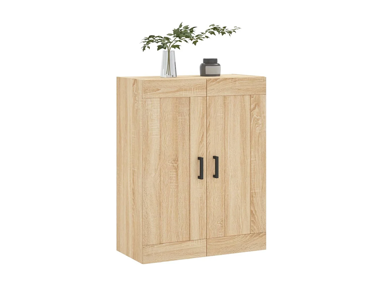 Wandkast 69,5x34x90 cm bewerkt hout sonoma eikenkleurig