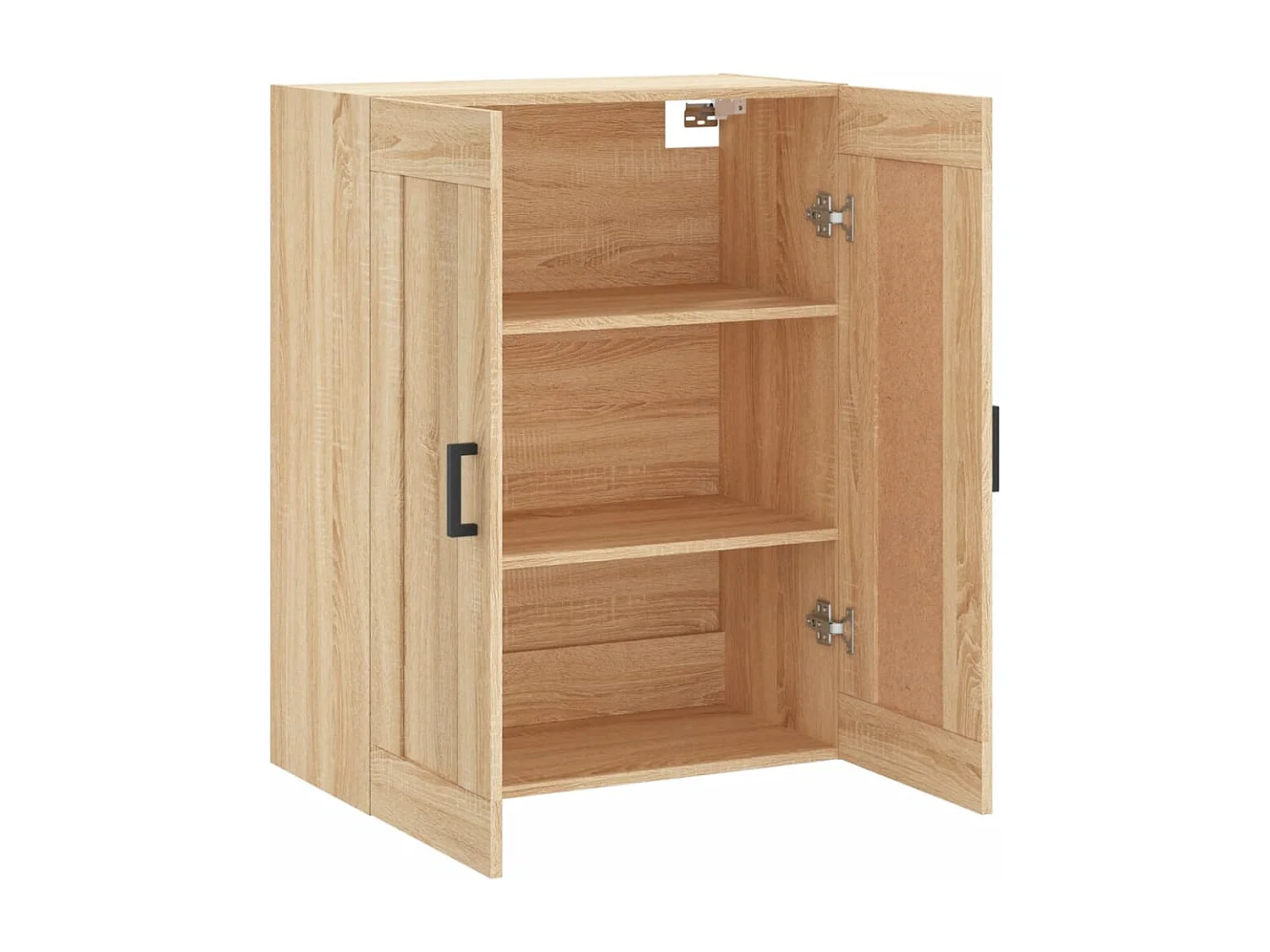 Wandkast 69,5x34x90 cm bewerkt hout sonoma eikenkleurig