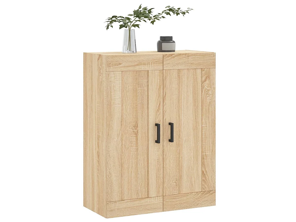 Wandschrank Sonoma-Eiche 69,5x34x90 cm Holzwerkstoff