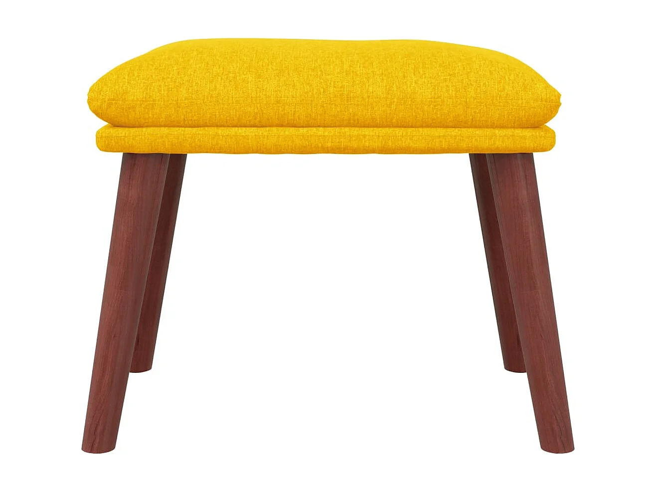Voetenbank 45x29,5x35 cm stof mosterdgeel