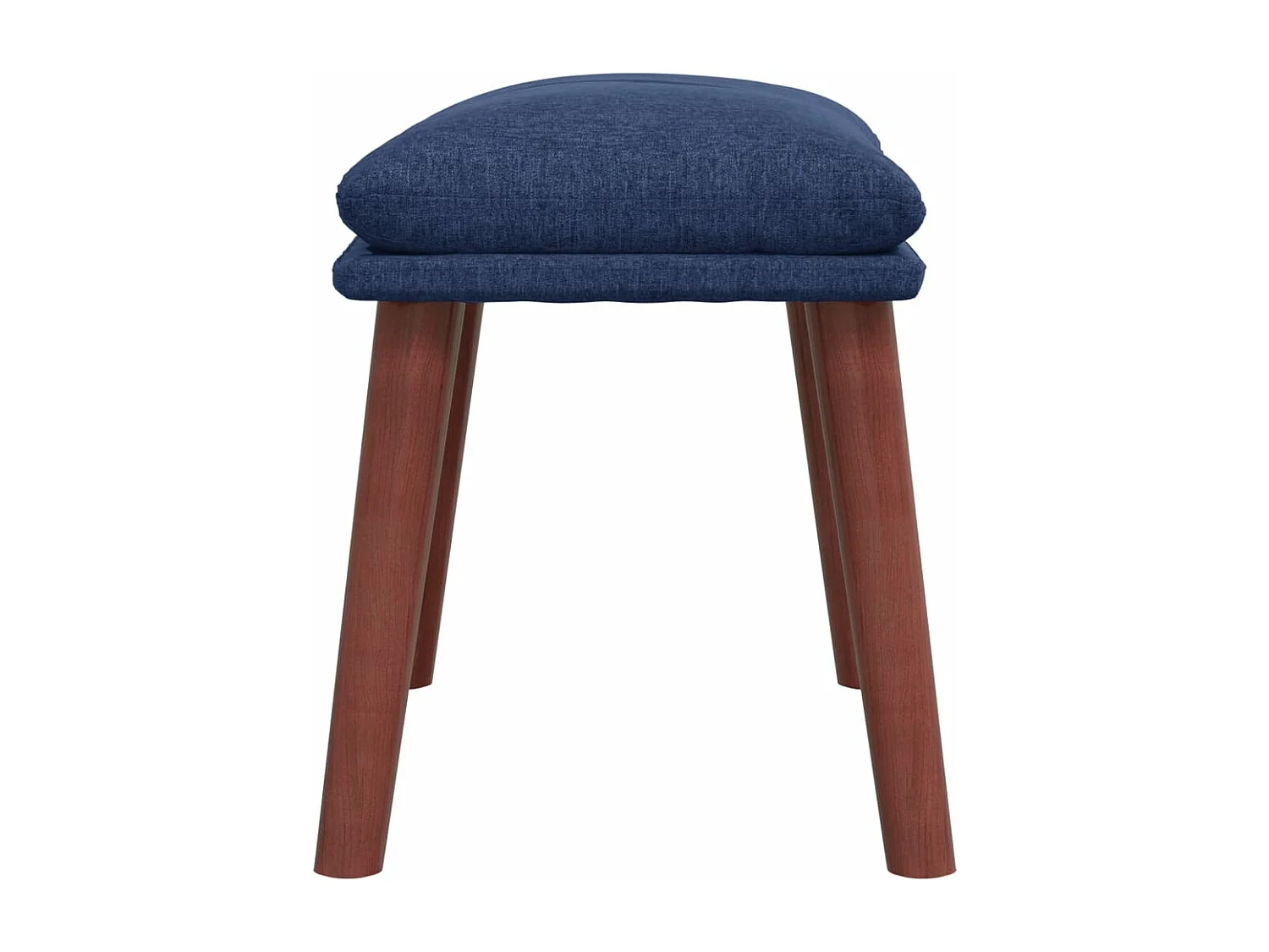 Voetenbank 45x29,5x35 cm stof blauw