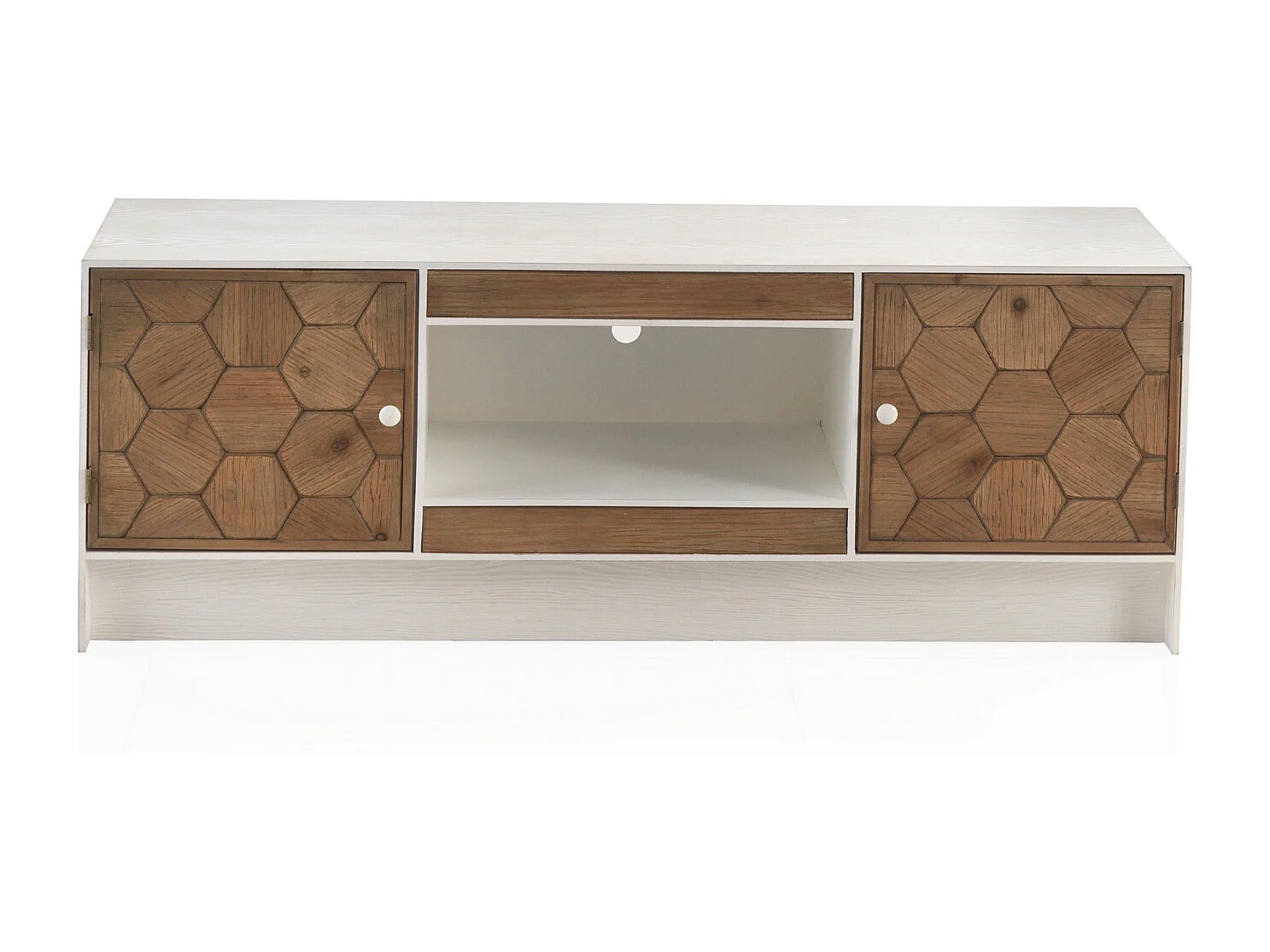 Mobile TV in frassino bianco