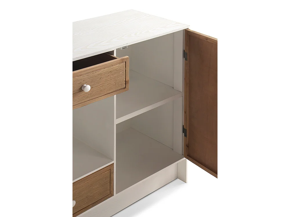 Mobile TV in frassino bianco