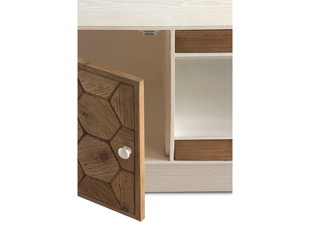 Mobile TV in frassino bianco