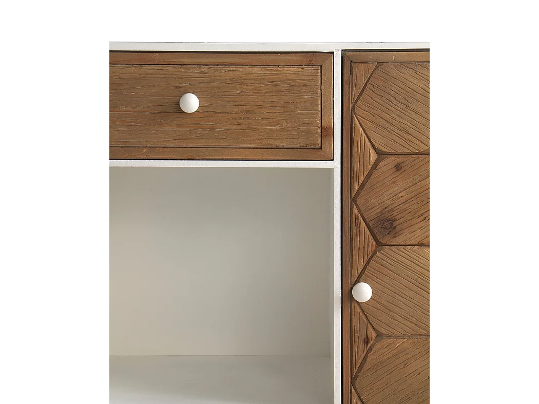 Mobile TV in frassino bianco