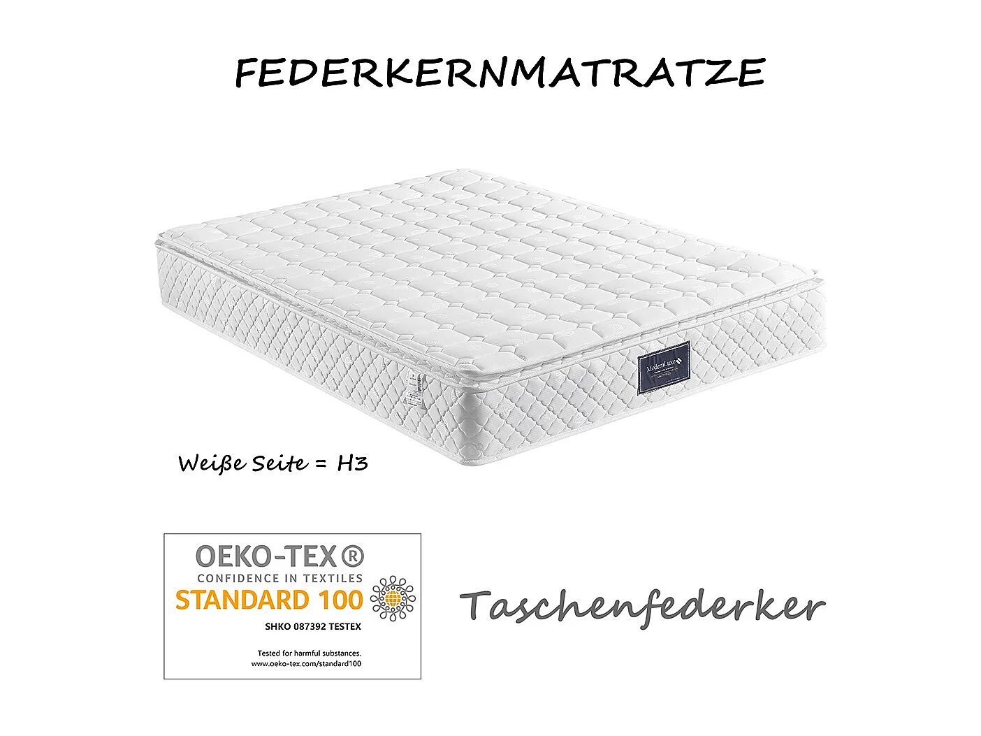 Lit coffre Lit double rembourré Lit de lecture avec fonction de chargement Tête de lit Espace de rangement Cadre de lit en Lin 140x200 cm Naturel - Avec matelas