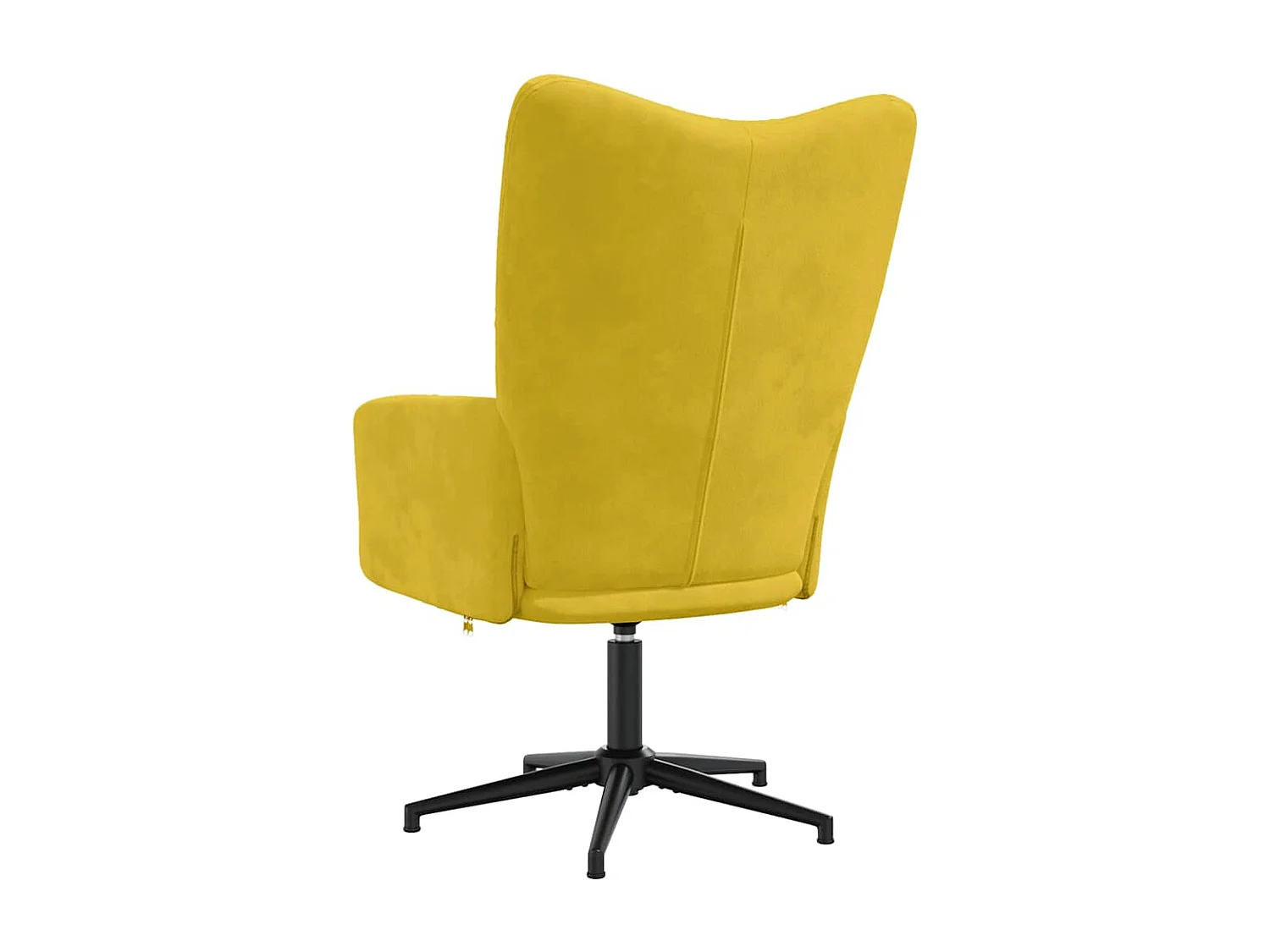 Chaise de relaxation Jaune moutarde Velours