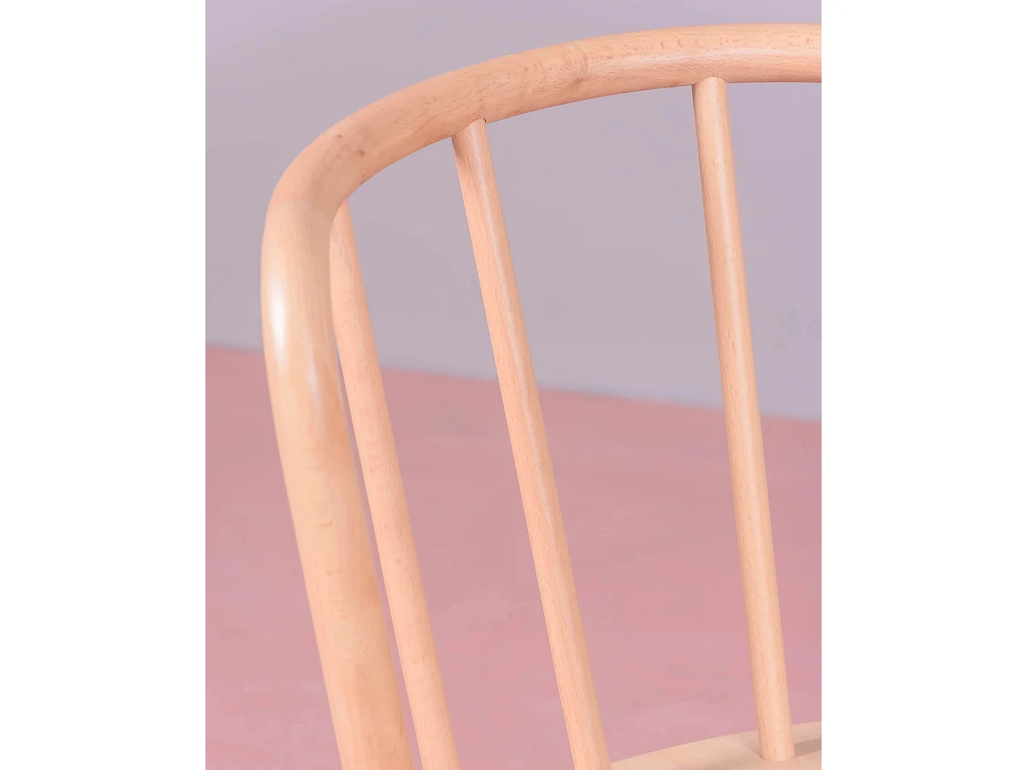 Set van 2 rustieke stoelen voor de eetkamer - Organic - Natuurlijke beuk