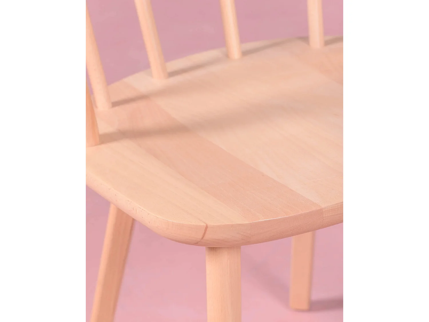Set van 2 rustieke stoelen voor de eetkamer - Organic - Natuurlijke beuk
