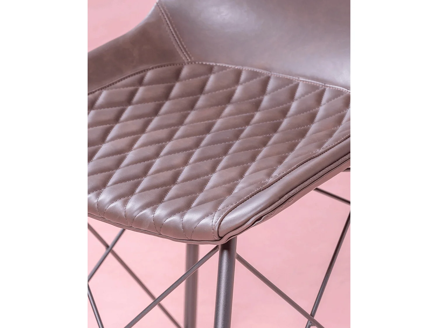 Lot de 2 chaises vintage - Jules - Brun