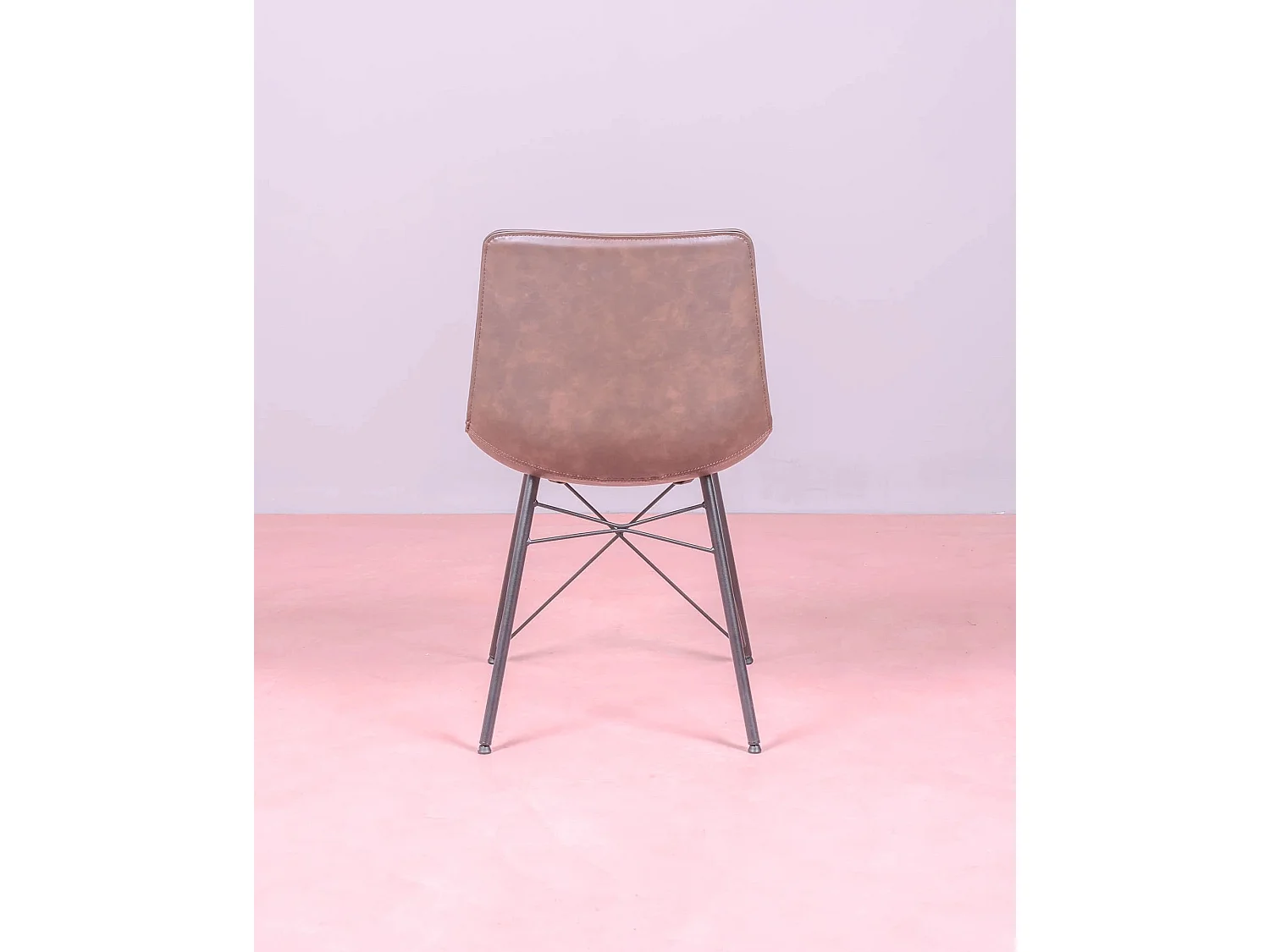 Lot de 2 chaises vintage - Jules - Brun