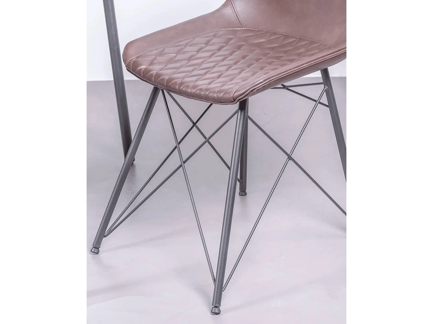 Lot de 2 chaises vintage - Jules - Brun