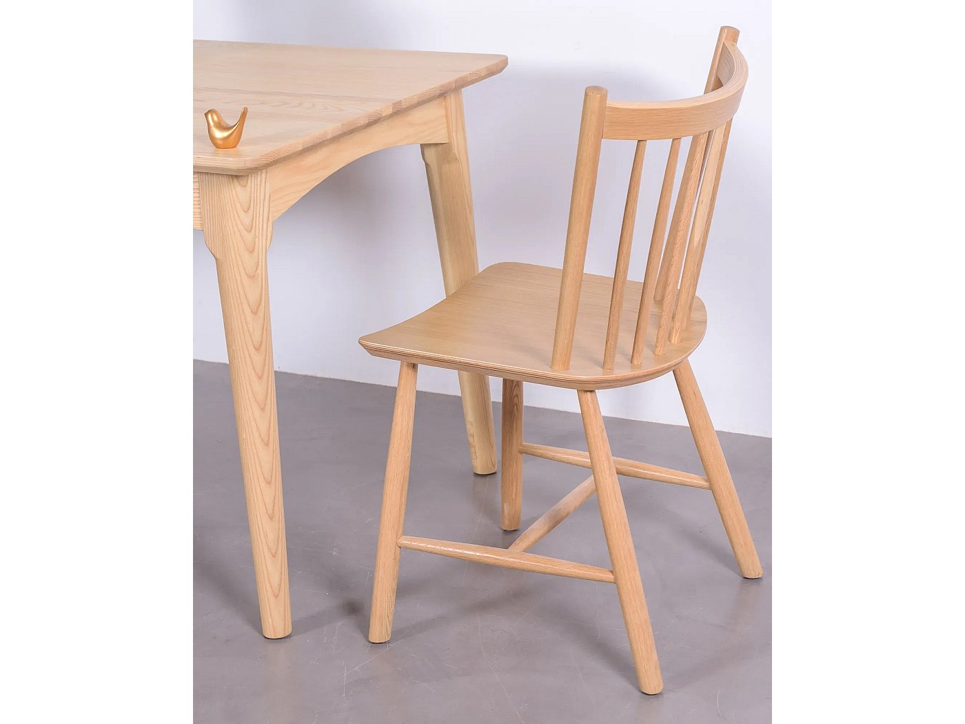 Pack de 2 sillas rústicas en madera de roble - Union - Roble