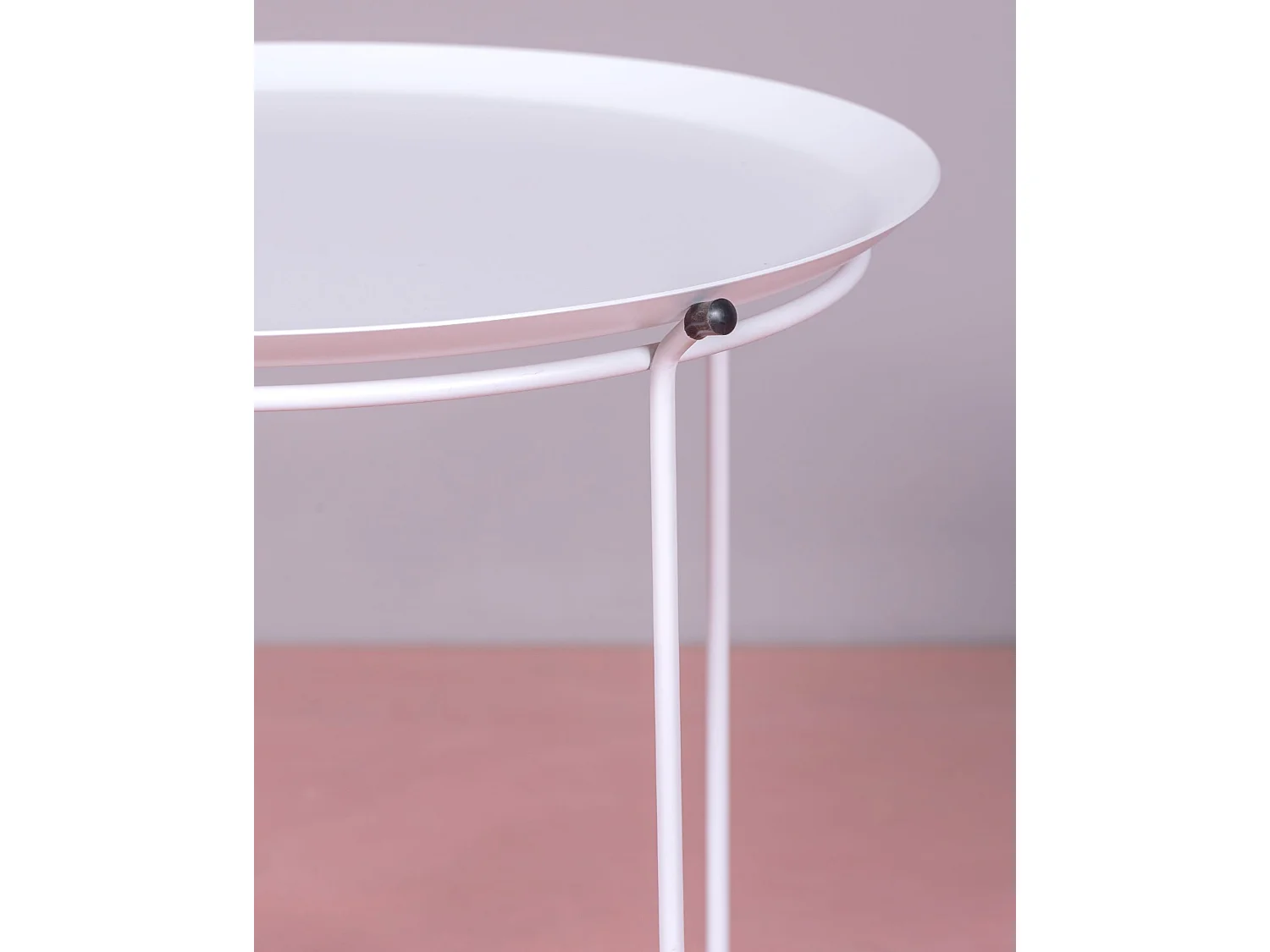 Table en acier adaptée à l'extérieur - Bali - Blanc