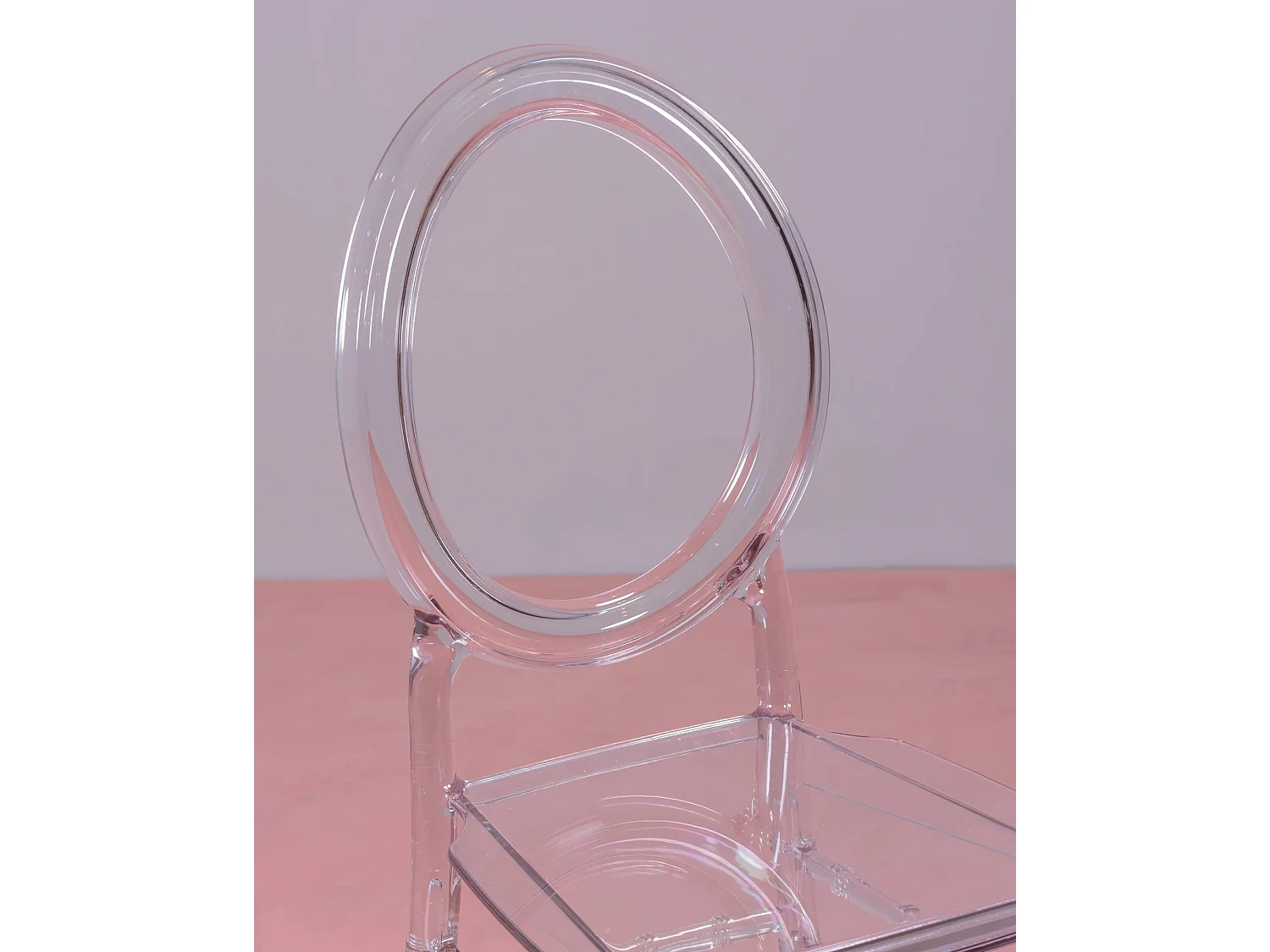 Set van 4 klassieke transparante stoelen - Ghost - Transparant