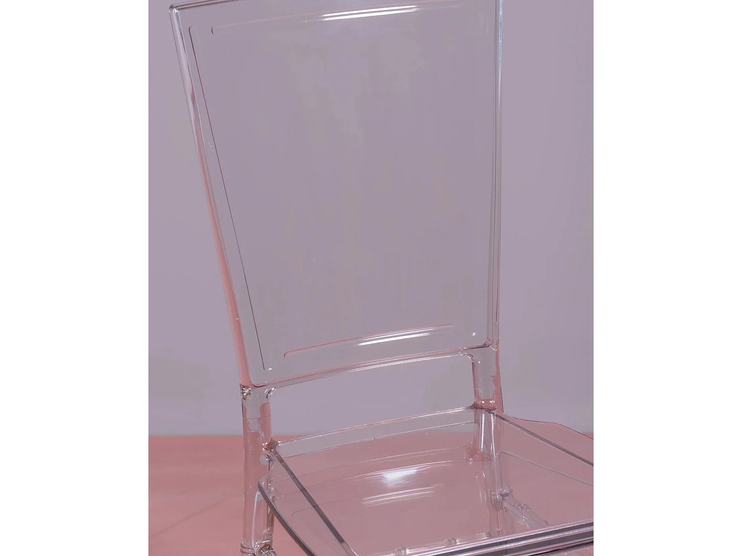 Pack de 4 chaises design transparentes - Ghost - Transparent