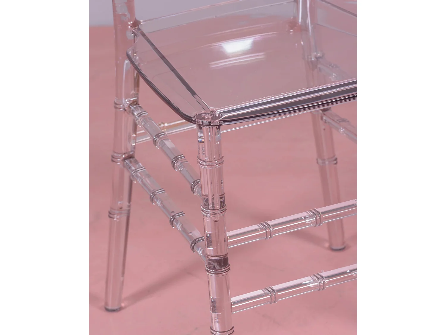 Pack de 4 chaises design transparentes - Ghost - Transparent