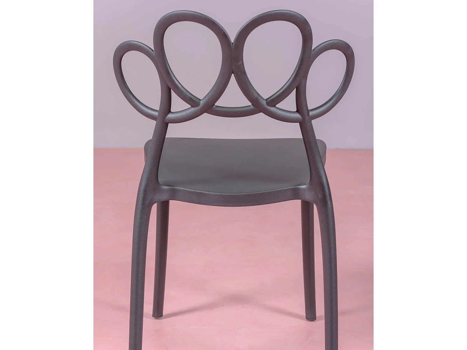 Lot de 4 chaises de jardin design - Dream - Noir