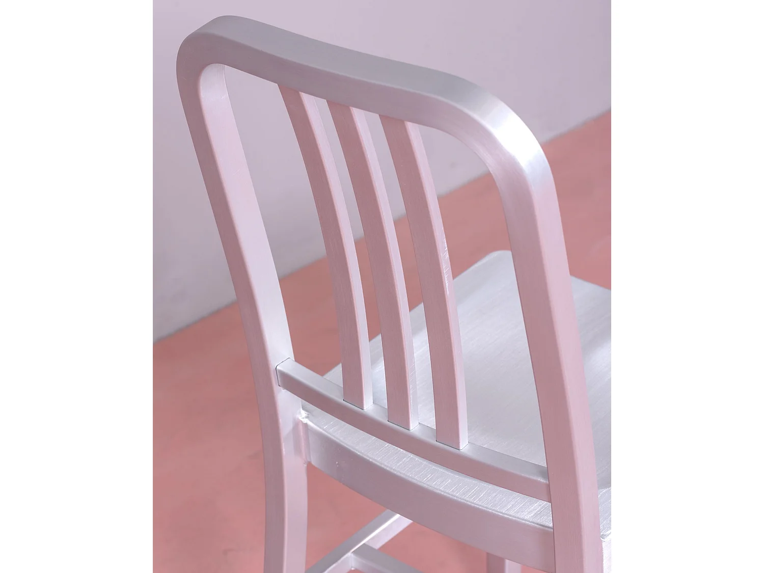 Industriedesignerstuhl - Navi Army - Aluminio