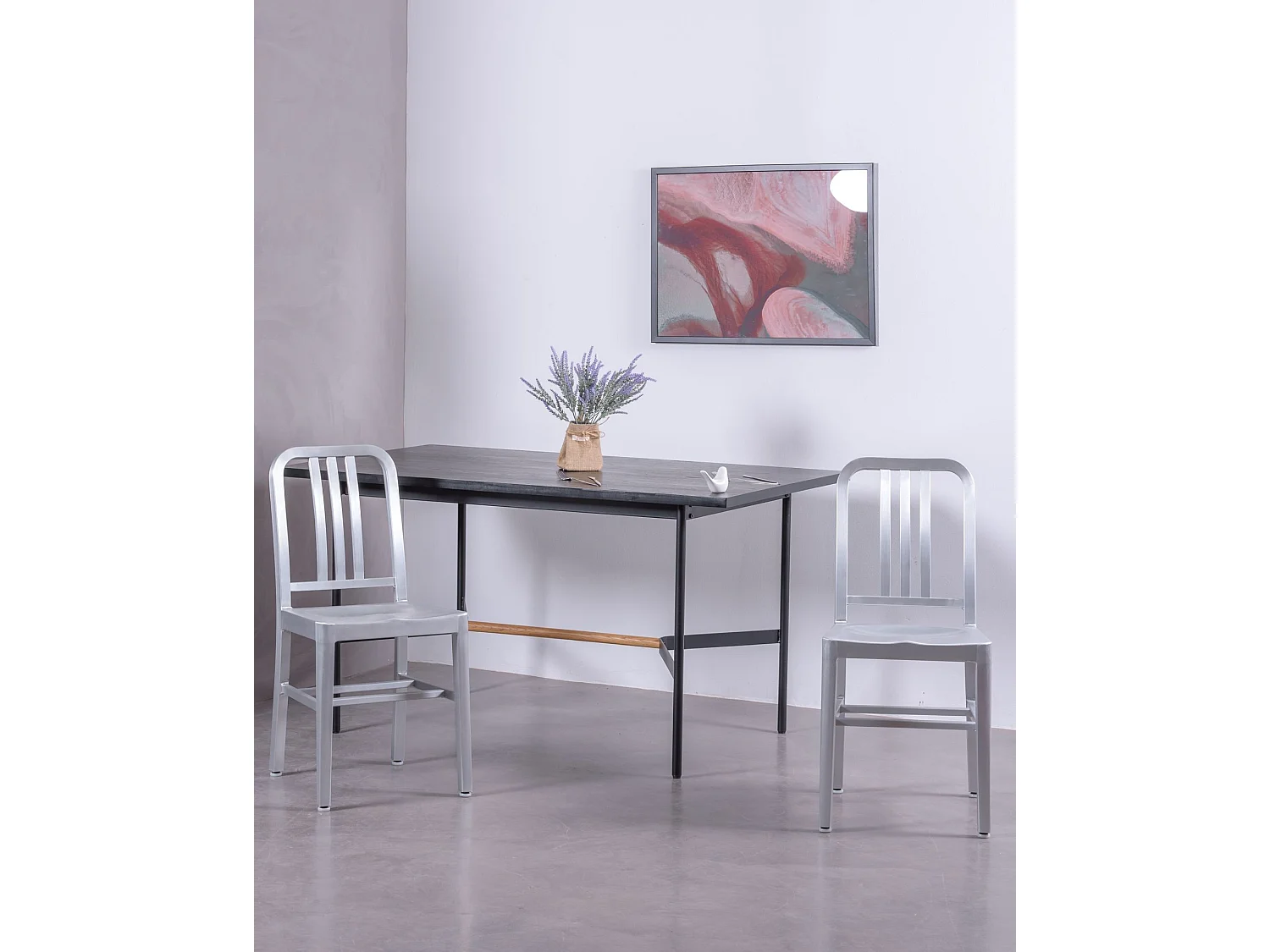 Industriedesignerstuhl - Navi Army - Aluminio