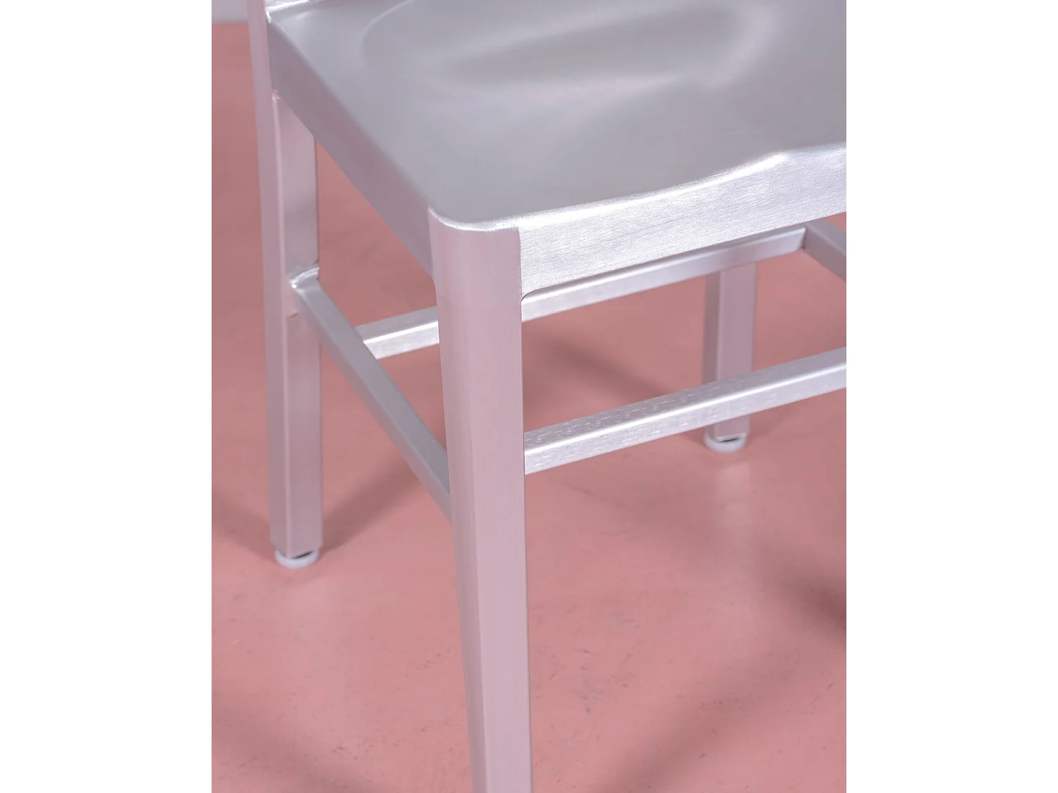 Sedia dal design industriale - Navi Army - Aluminio