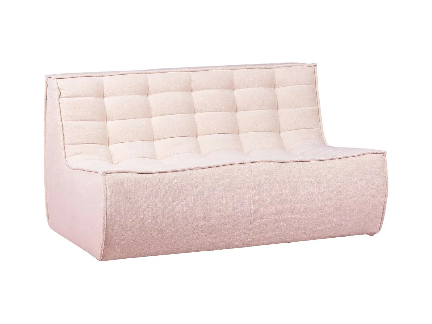 2-zitsbank bekleed met katoen - Lion - Beige