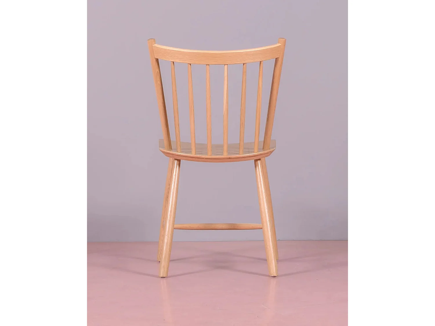 Sedia rustica in legno di rovere naturale - Union - Quercia