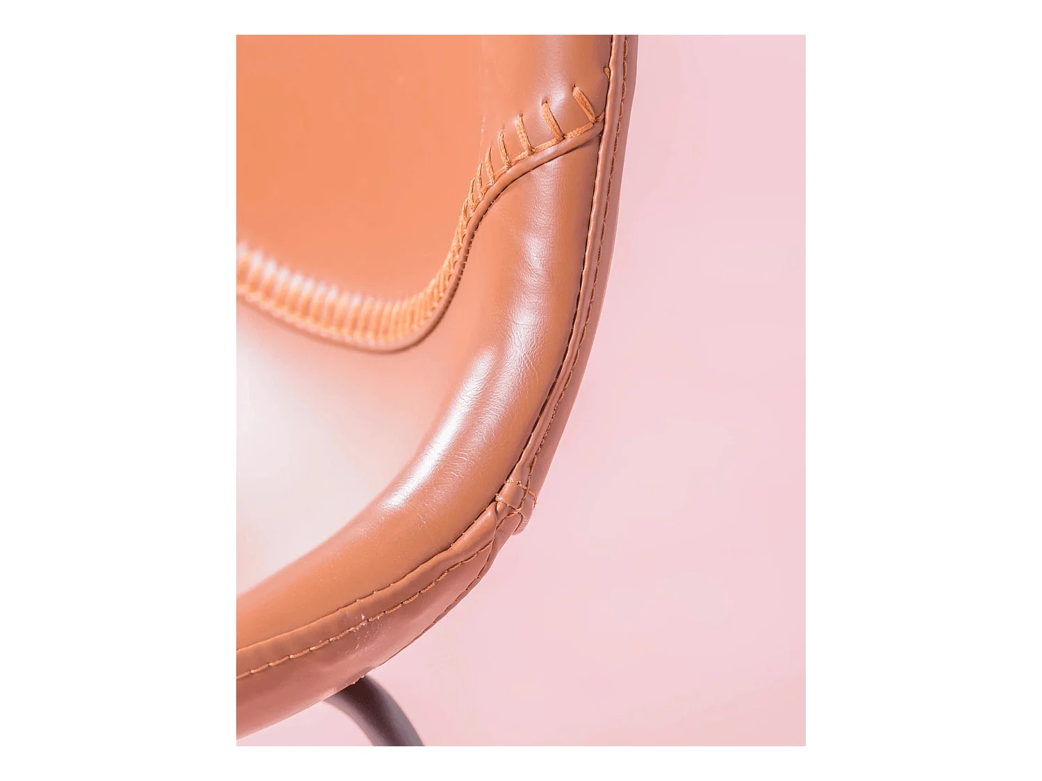 Lot de 2 chaises industrielles - City - Orange