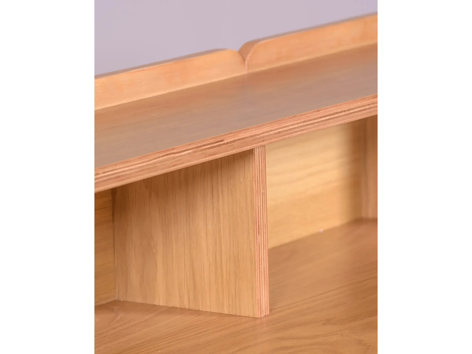 Mesa nórdica de escritorio en madera maciza de roble - Oakland - Roble Americano