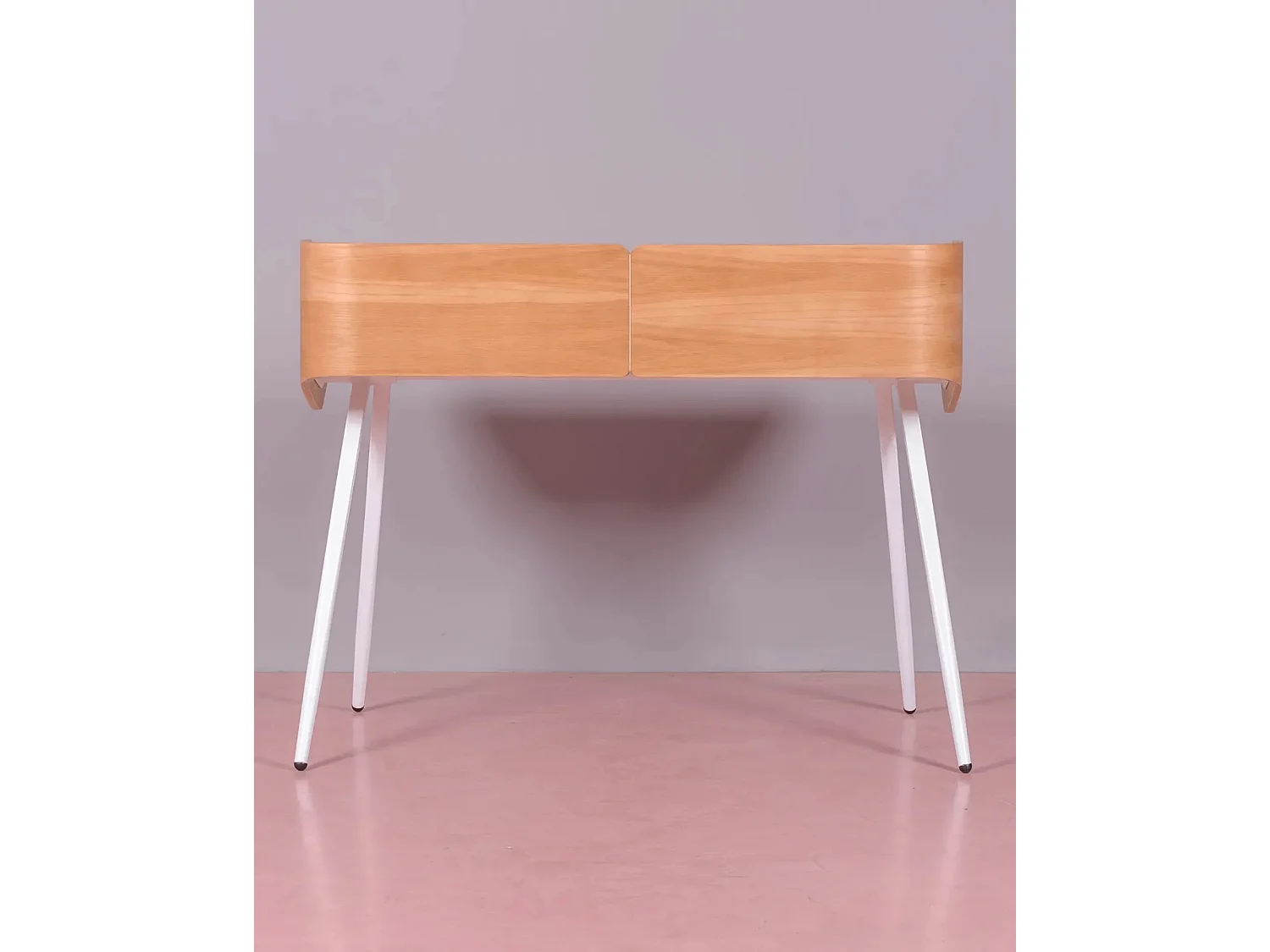 Mesa nórdica de escritorio en madera maciza de roble - Oakland - Roble Americano