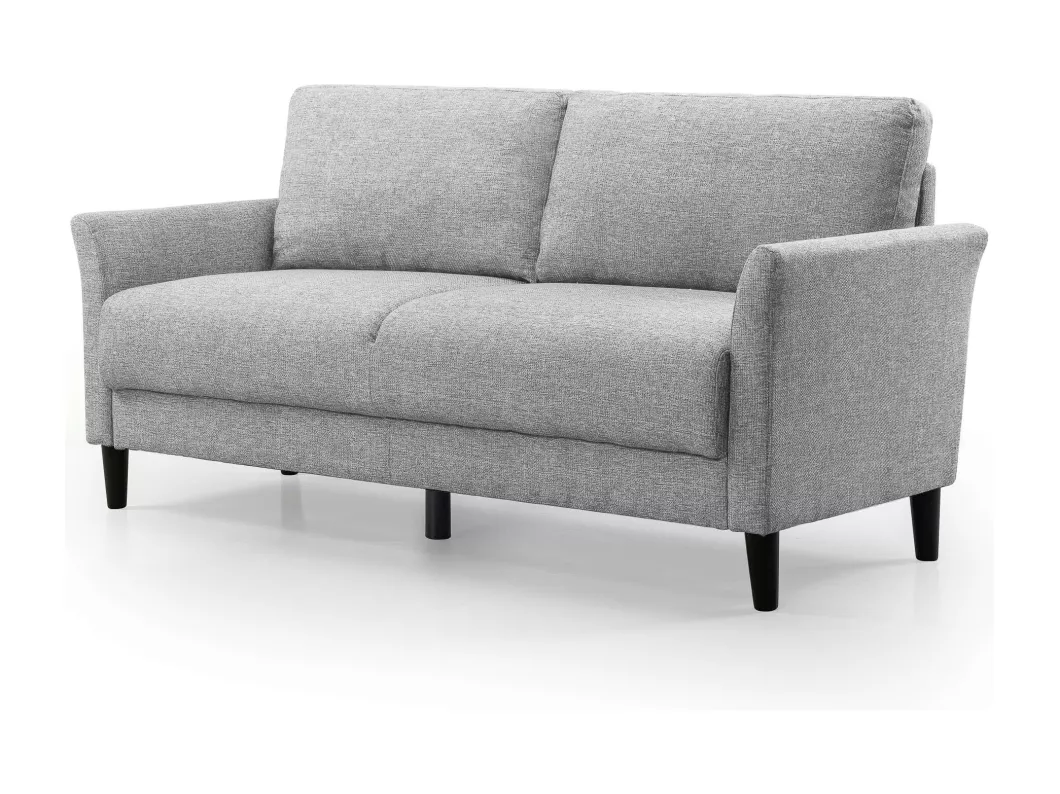 Kauf Unique Zinus Jackie 3-Sitzer sofa - Mid-century design sofa mit konischen beinen - Hellgrau