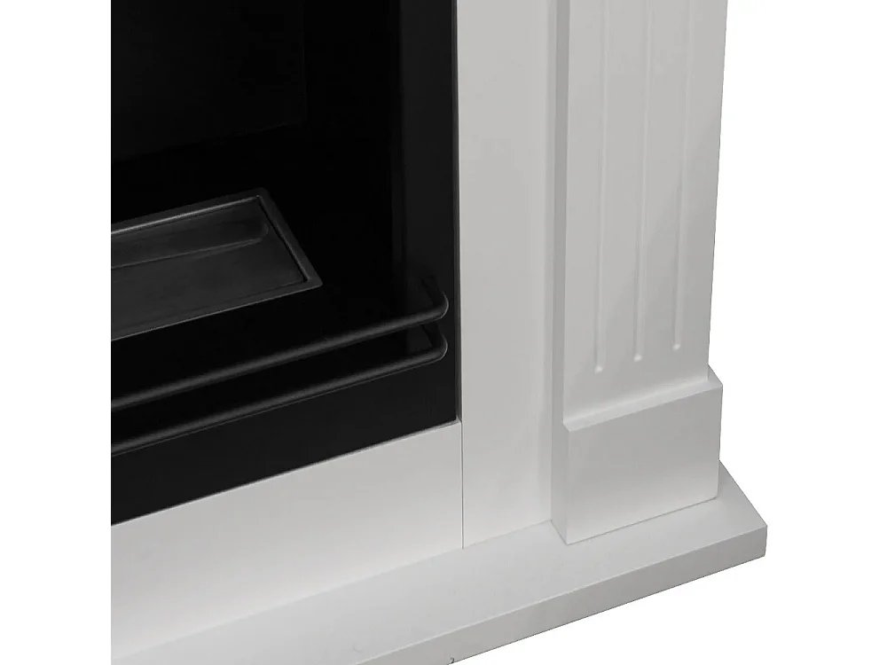 Camino a bioetanolo biocamino da terra ad angolo FORD Bianco L110 x P63 x H102  cm