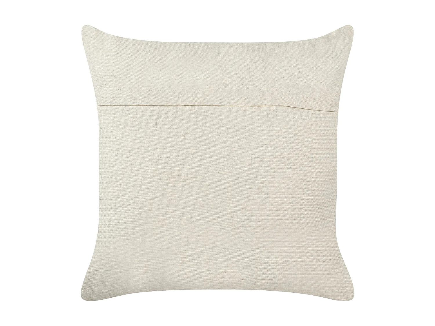 Set van 2 decoratieve kussens CARNATION Katoen 45 x 45 cm Wit Geometrisch patroon