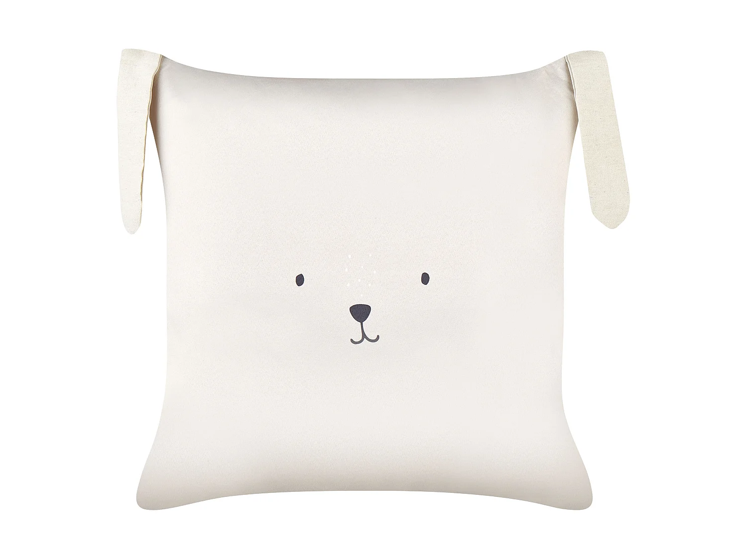 Set of 2 Decorative Cushions CONEY Cotton 45 x 45 cm Light Beige