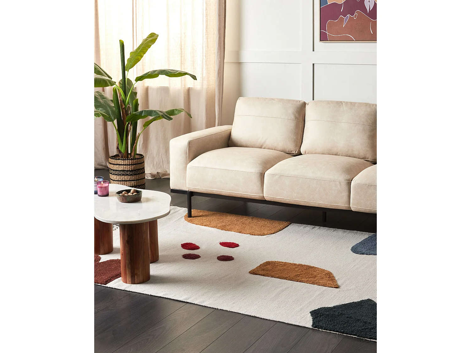 Tapis TAGVETI Multicolore 140 x 200 cm Coton