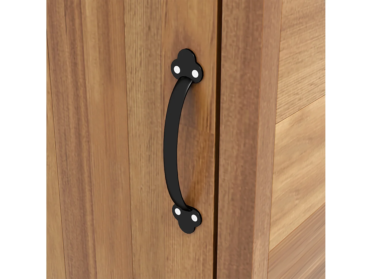 Abri de jardin surface 2,88 m² dim. 1,97L x 1,8l x 2,2H m cabanon porte fenêtre plancher inclus bois pré-huilé