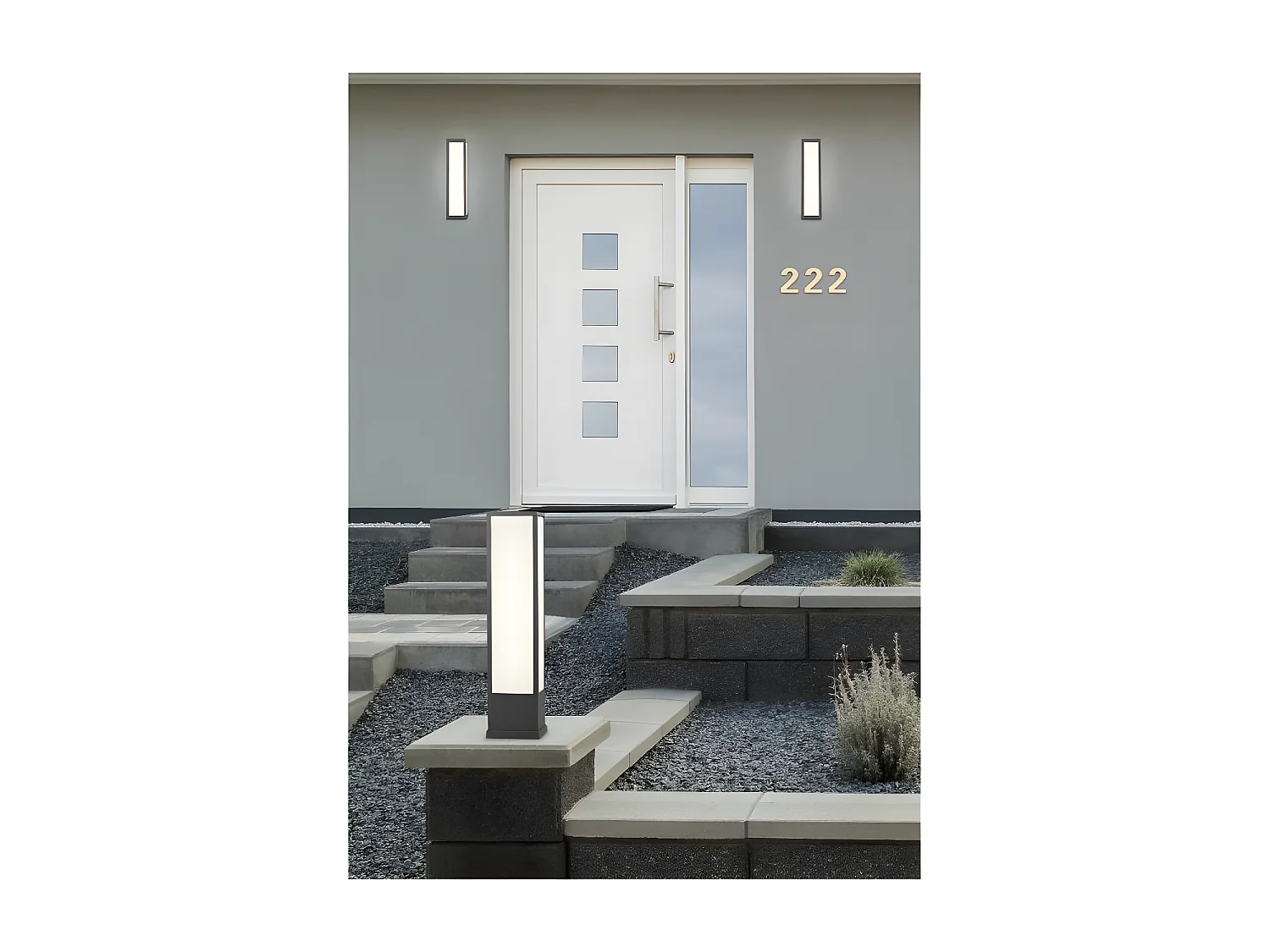 Applique Led murale extérieure - Trio - Fuerte