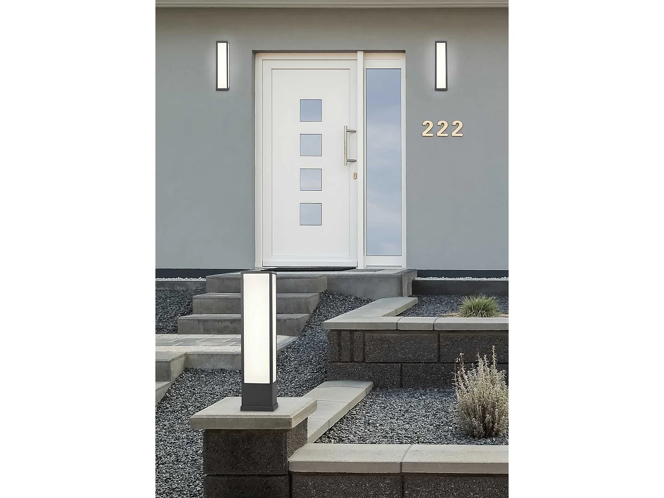 Applique Led murale extérieure - Trio - Fuerte