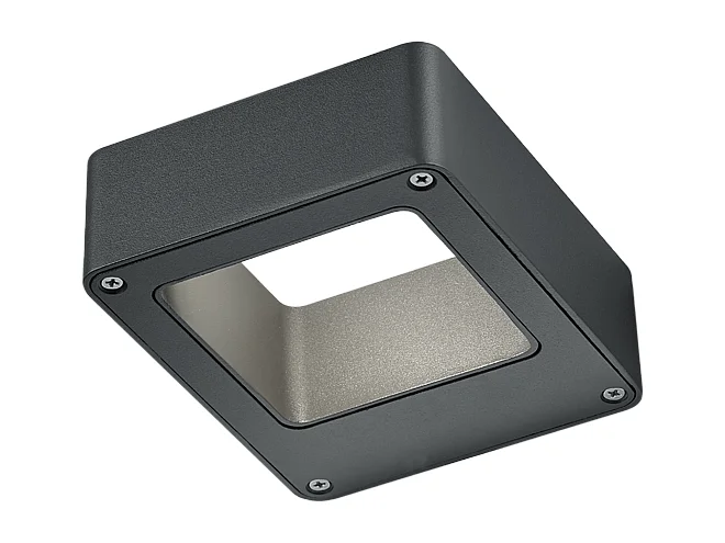 Applique LED, alluminio, antracite, 12x4,5x14,5 cm, Reno