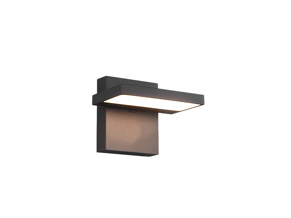 Wandlamp HORTON - 0x0x12 cm - Antraciet