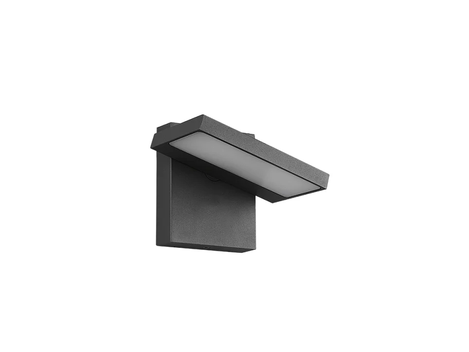 Wandlamp HORTON - 0x0x12 cm - Antraciet