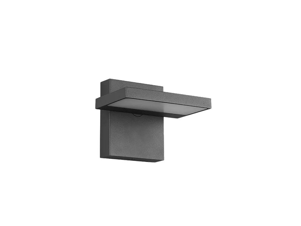 Wandlamp HORTON - 0x0x12 cm - Antraciet