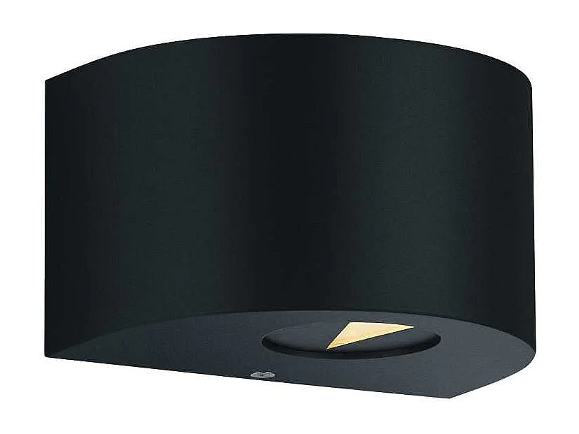 Applique murale Led extérieure noire bi-directionnelle - Trio - Rosario